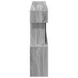 Electric Fireplace Grey Sonoma 150 x 21 x 77 cm Engineered wood 8020837