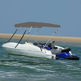 4-bow Bimini Top Grey 243x244x137 cm 94809