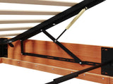 Ottoman Bed Frame Wax Brown 90 x 200 cm Solid Pine Wood 3418734