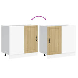 Kitchen Base Cabinet Lucca Sonoma Oak Engineered Wood 854311
