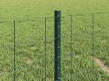 Welded Wire Fence 10 x 0.4 m PVC-Coated Steel Green 3335996
