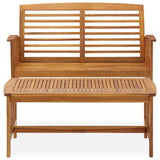 ZNTS 2 Piece Garden Lounge Set Solid Acacia Wood 310262