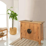 Bathroom Furniture Set Solid Pinewood 246040