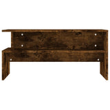 Coffee Table Smoked Oak 90x55x42.5 cm Engineered Wood 834283