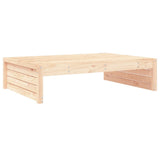 Garden Footstool Natural Solid Pine Wood Medium Modular 825751