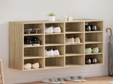 Shoe Cabinet Sonoma Oak 103 x 30 x 67 cm Engineered Wood 808732