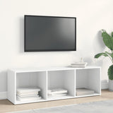 Book Cabinet/TV Cabinet White 36x30x114 cm Engineered Wood 800135