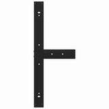 Dining Table Legs T-Shaped 2 pcs Black 100x35x cm Steel 4013068
