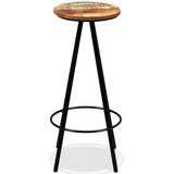Bar Set 7 Pieces Solid Acacia and Reclaimed Wood 275134