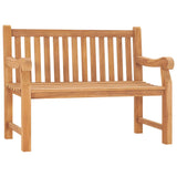 ZNTS Garden Bench 114 cm Solid Teak Wood 316638