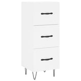 Highboard White 34.5x34x180 cm Engineered Wood 3198881