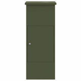 Parcel Drop Box Olive green 44.5 x 29 x 110.5 cm Steel 874929