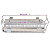 Pull-Out Wire Baskets 2 pcs Silver 300 mm 50478