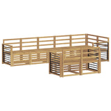 Outdoor Sofa Set 8 pcs White 306 x 128.5 x 73 cm 3392044