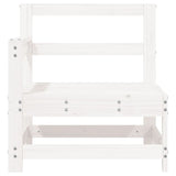 Garden Corner Sofas 2 pcs White Solid Wood Pine 825507