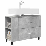 Bathroom Vanity Unit Concrete Grey 80 x 35 x 60 cm 889388