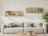 Wall Shelf 2 pcs Sonoma Oak 102 x 13.5 x 37.5 cm 8014961