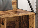 Clothes Rack Old Wood 100 x 41 x 184 cm Engineered Wood 882889
