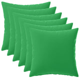 Cushion with Pillow HEERLEN 6 pcs Green Polyester 926657