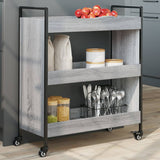 Kitchen Trolley Grey Sonoma 70x30x82 cm Engineered Wood 842319