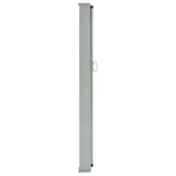 Patio Retractable Side Awning 80x300 cm Brown 48361