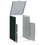 Wheelie Bin Storage for Single Bin Green 72x81x115 cm Steel 4006171