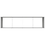 Planter Anthracite 385 x 100 x 45 cm Galvanised Steel 42018223