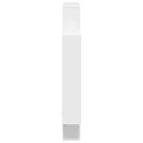 Wall Shelf White 100 x 13 x 100 cm Engineered Wood 8012244