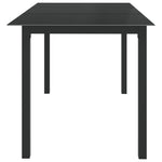 ZNTS 7 Piece Garden Dining Set Aluminium Anthracite 3070637