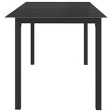 ZNTS 7 Piece Garden Dining Set Aluminium Anthracite 3070637