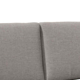 Upholstered Headboard Taupe 160 cm Solid Pine Wood 879112