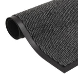 Dust Control Mats 2 pcs Rectangular Tufted 90x150 cm Anthracite 3051613