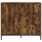 Sideboard Smoked Oak 89.5 x 33 x 82 cm Engineered Wood 883459