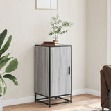 Sideboard Grey Sonoma 35.5x35x76 cm Engineered Wood and Metal 848942