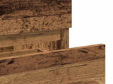 Bathroom Cabinet with Mirror Old Wood Engineered Wood 856377
