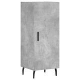 Highboard Concrete Grey 34,5x34x180 cm Engineered Wood 3199189