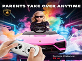 12V Licensed Lamborghini Electric Cars for Kids, Ride On Car with Remote Control for 3-6 Years Old, T3398P422445