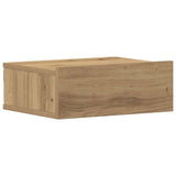Floating Nightstands 2 pcs Artisan Oak 40x32x15 cm Engineered Wood 861122