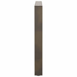 Dining Table Legs V-Shape 3 pcs Natural Steel 90x cm Steel 4012671