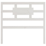 ZNTS Bed Headboard White 105.5x4x100 cm Solid Wood Pine 818026