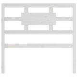 ZNTS Bed Headboard White 105.5x4x100 cm Solid Wood Pine 818026