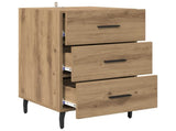 Bedside Cabinet Artisan Oak 40 x 40 x 66 cm Engineered Wood 882135