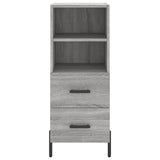 Highboard Grey Sonoma 34.5x34x180 cm Engineered Wood 3199311