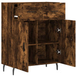 Sideboard Smoked Oak 69.5x34x90 cm Engineered Wood 828001