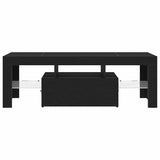 TV Cabinet Black Oak 120 x 35 x 40 cm Engineered Wood 862552
