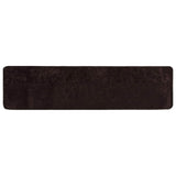 Rug Runner MARSA Anthracite 80 x 400 cm Polyester and PVC 42023172