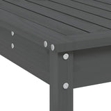 5 Piece Garden Bar Set Grey Solid Wood Pine 3157741