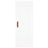 Highboard White 34.5x34x180 cm Engineered Wood 3200105