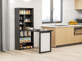 Three-Part Work Desk, with Storage and Writing Board - Black T3398P344675