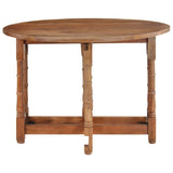 Dining Table Round 110x76 cm Solid Mango Wood 321701